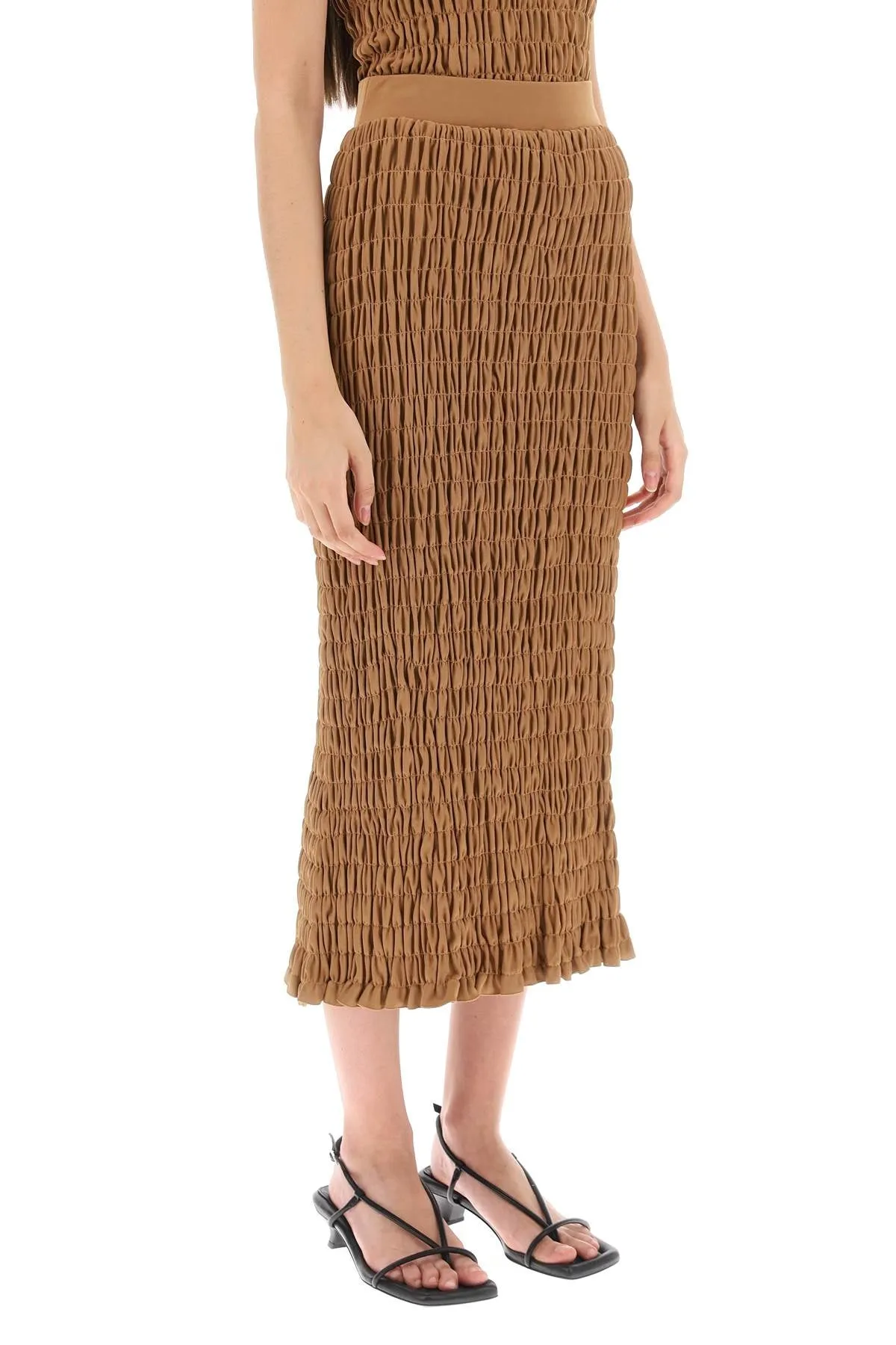 BY MALENE BIRGER 'emla' smocked pencil skirt