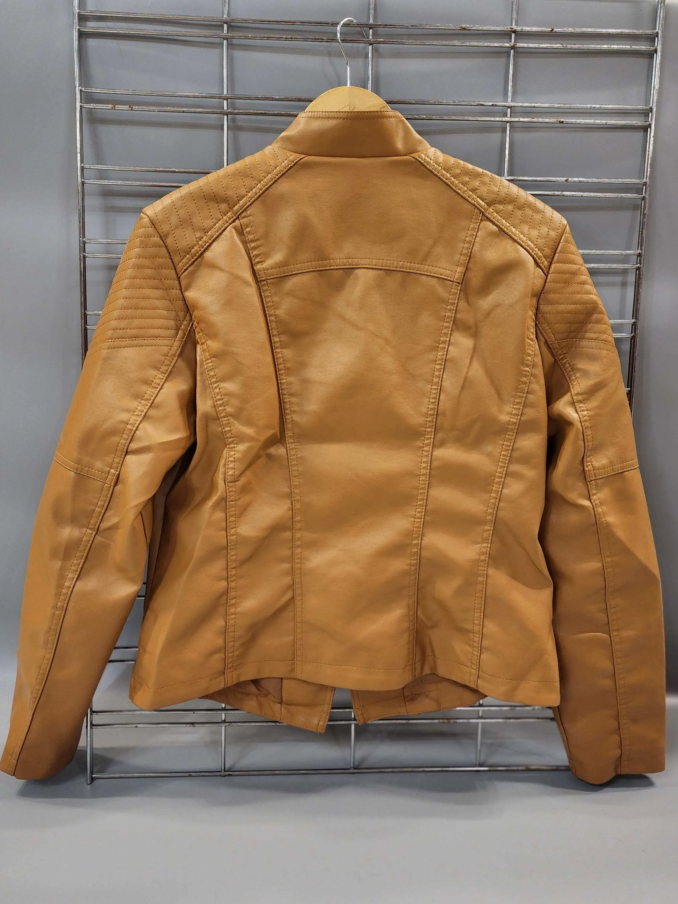 Camel Leather Jacket