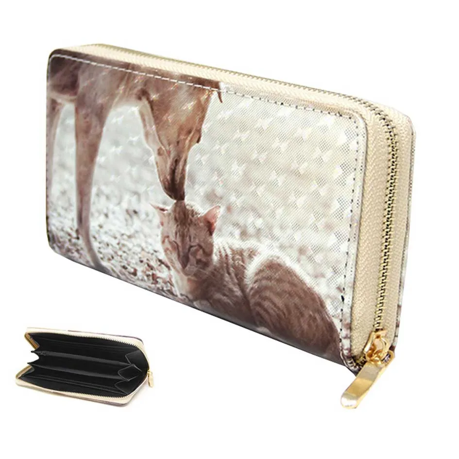 Cat And Dog 3D Hologram Wallet