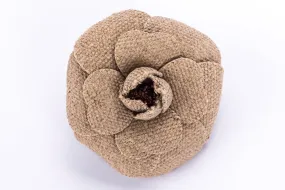 Chanel Camellia Brooch Grey Color in Canvas, no Dust Cover & Box