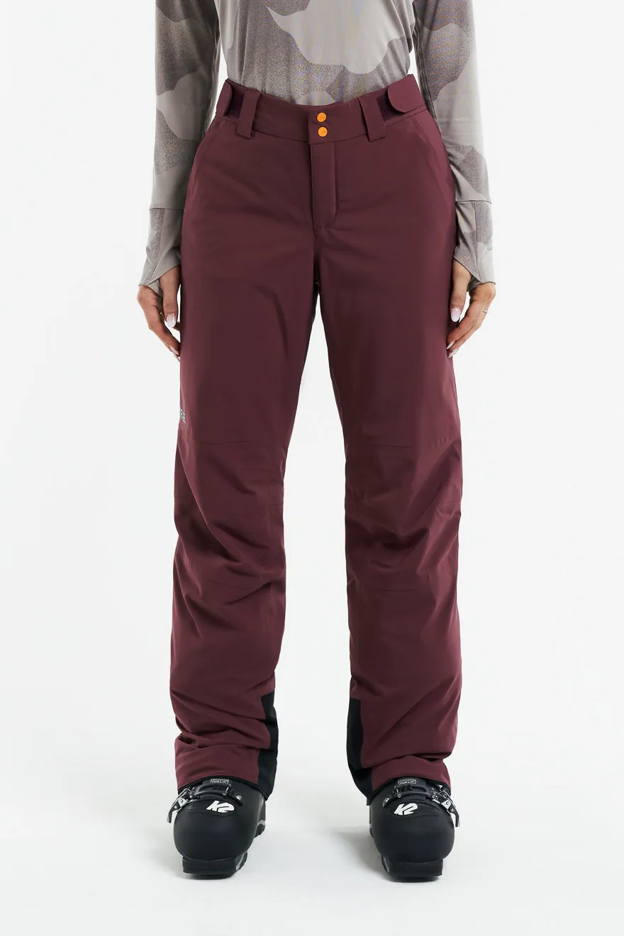 Chica Insulated Pant-Dark cherry