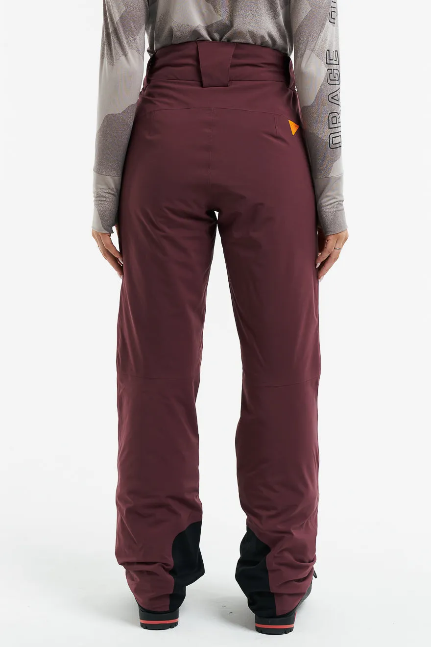 Chica Insulated Pant-Dark cherry