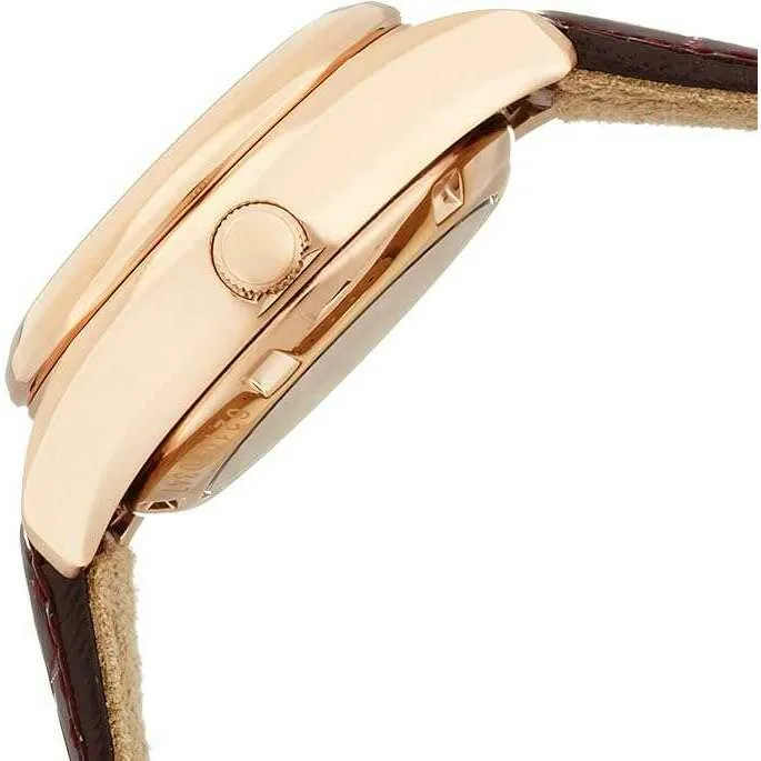 CITIZEN COLLECTION SEE-THROUGH BACK BROWN ALLIGATOR LEATHER STRAP LADIES WATCH PD7162-04A