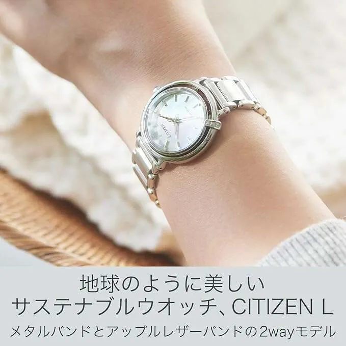 CITIZEN L ARCLY COLLECTION ECO-DRIVE INTERCHANGEABLE STRAP LADIES WATCH EM1090-60D