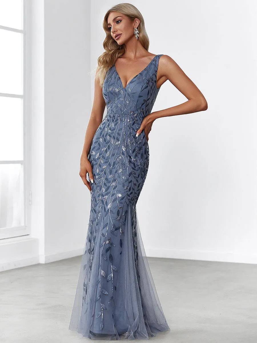 Classic Fishtail Sequin Wholesale Evening Dresses for Women