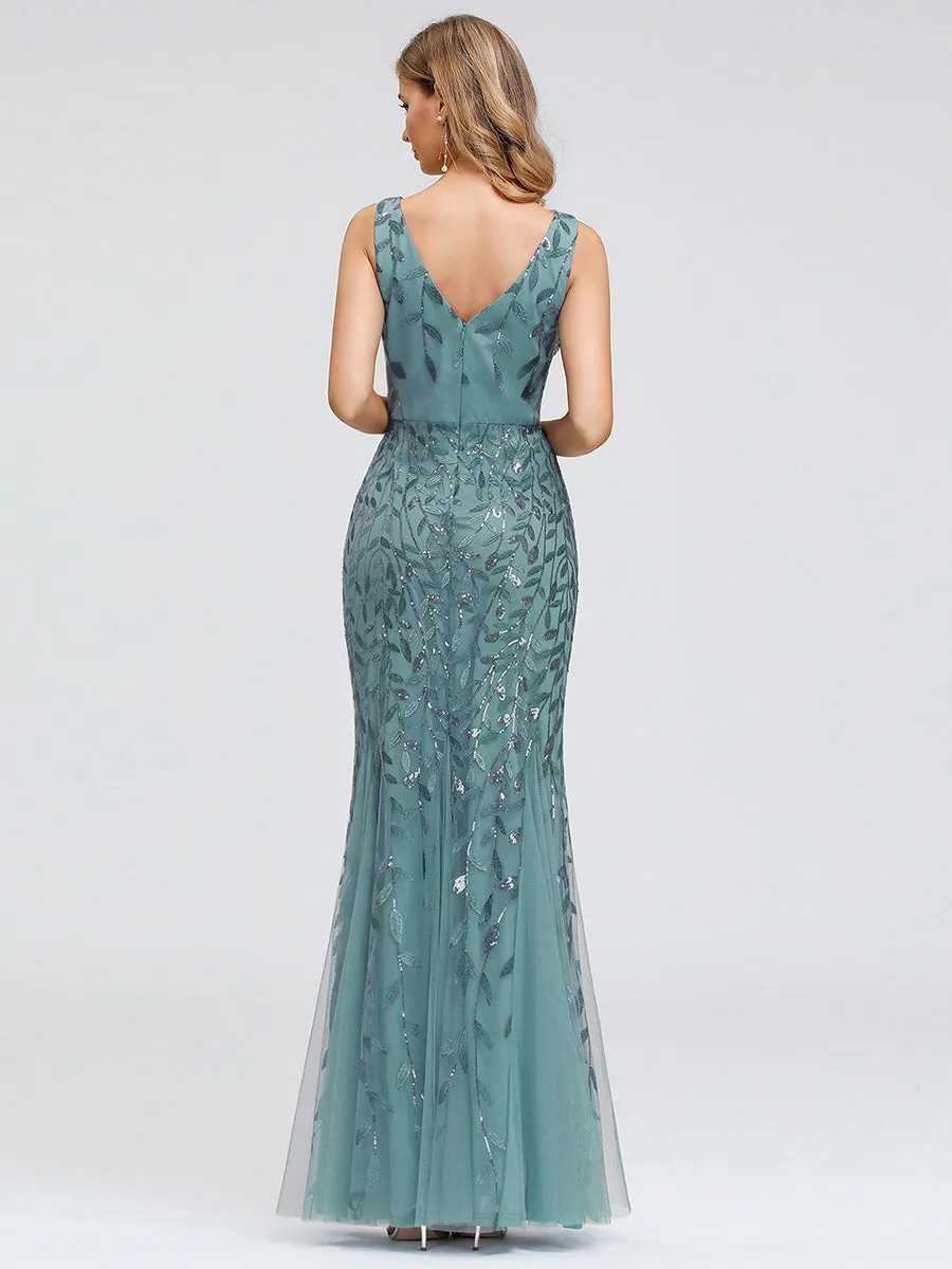 Classic Fishtail Sequin Wholesale Evening Dresses for Women