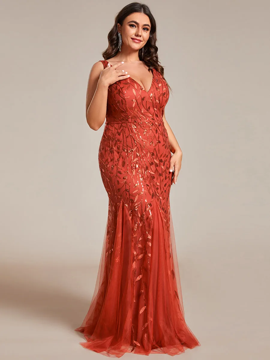 Classic Fishtail Sequin Wholesale Evening Dresses for Women