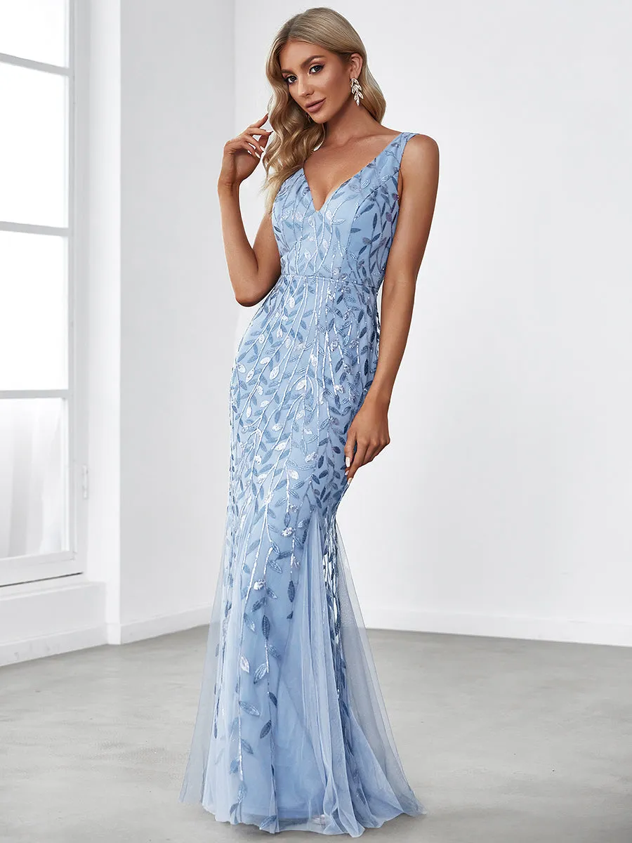 Classic Fishtail Sequin Wholesale Evening Dresses for Women