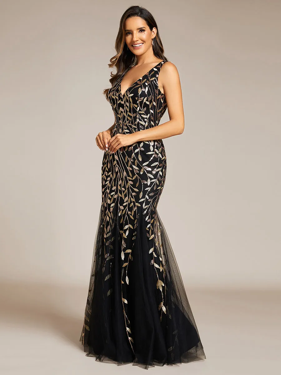 Classic Fishtail Sequin Wholesale Evening Dresses for Women