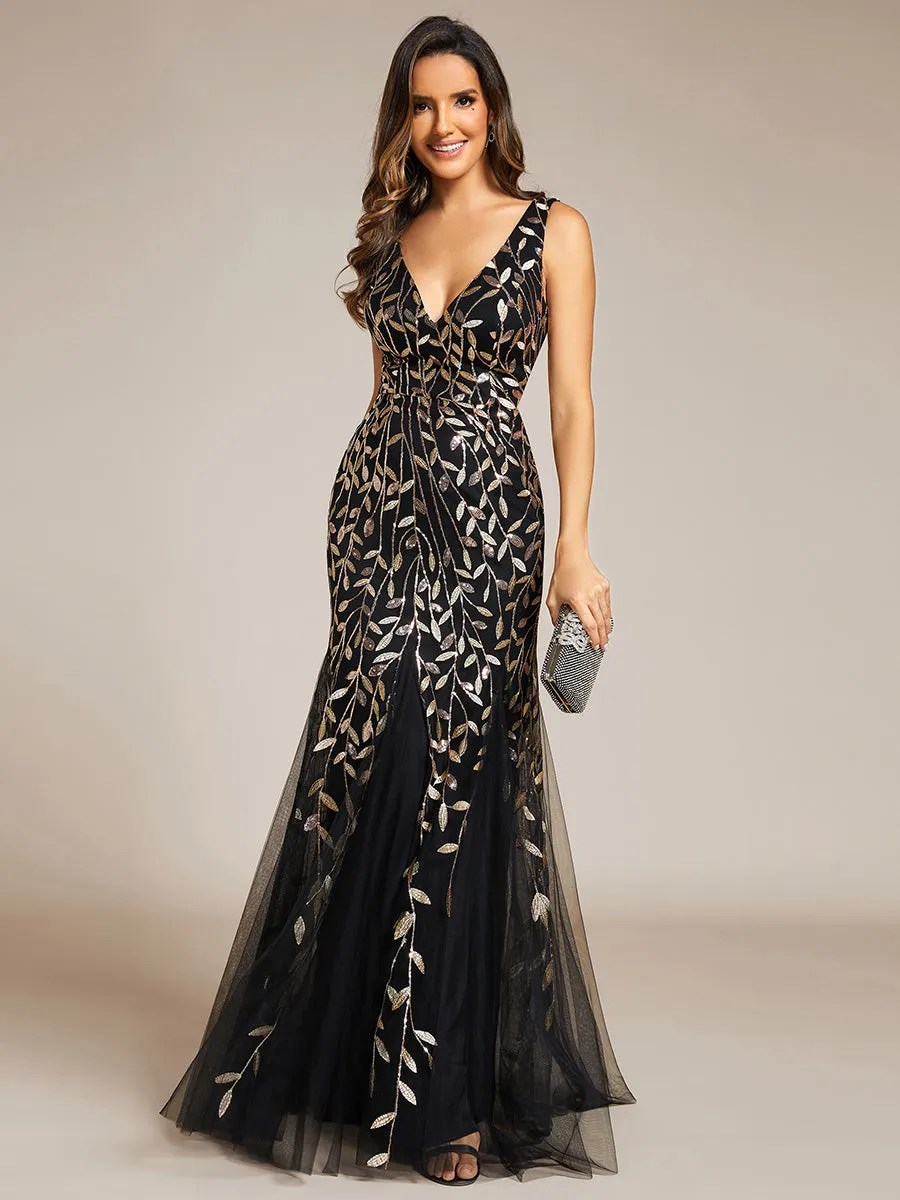 Classic Fishtail Sequin Wholesale Evening Dresses for Women