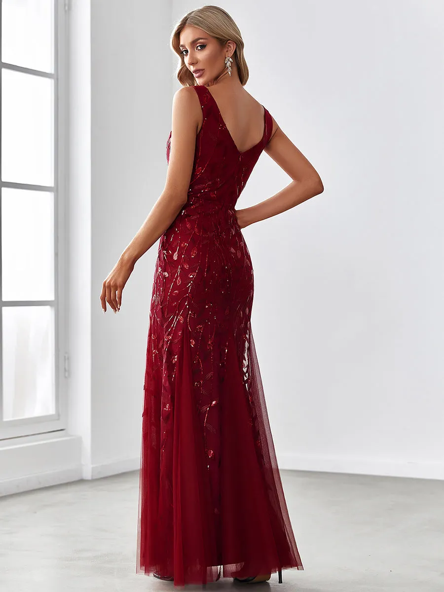 Classic Fishtail Sequin Wholesale Evening Dresses for Women