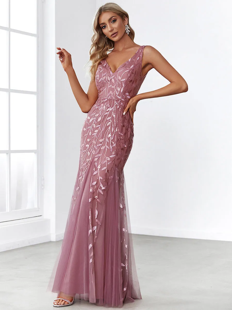 Classic Fishtail Sequin Wholesale Evening Dresses for Women