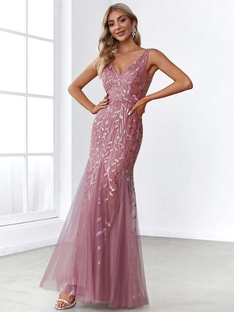 Classic Fishtail Sequin Wholesale Evening Dresses for Women