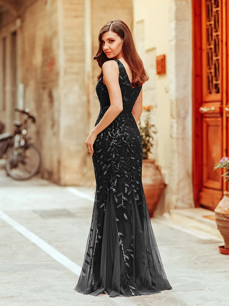 Classic Fishtail Sequin Wholesale Evening Dresses for Women