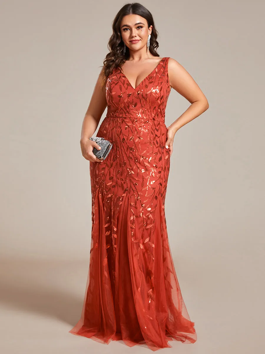 Classic Fishtail Sequin Wholesale Evening Dresses for Women