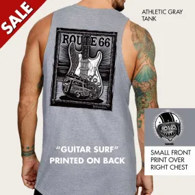 Clearance Men's Surf Woody Tank "Surf Guitar" SIZE M