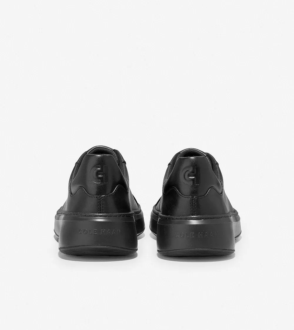 Cole Haan Grandpro Topspin Sneaker Black Leather Black    