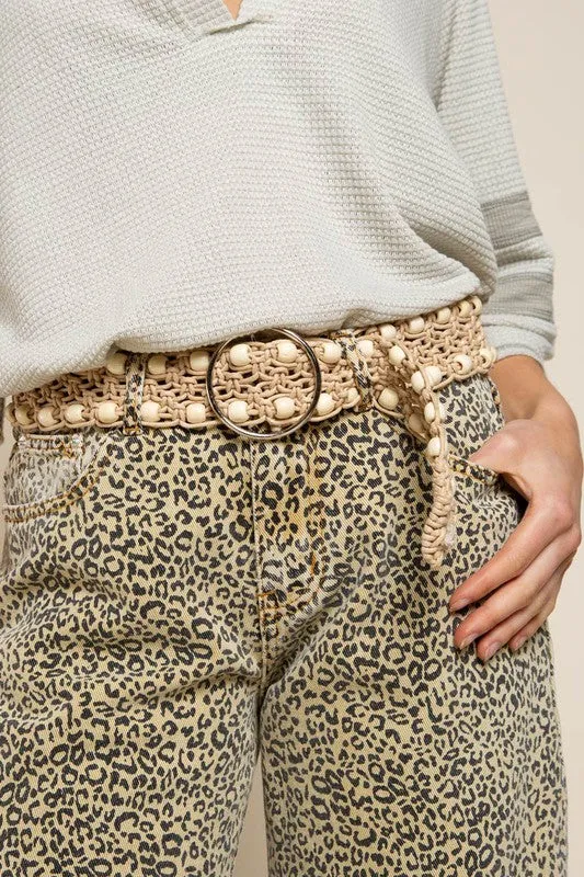 Crochet Beaded Belt