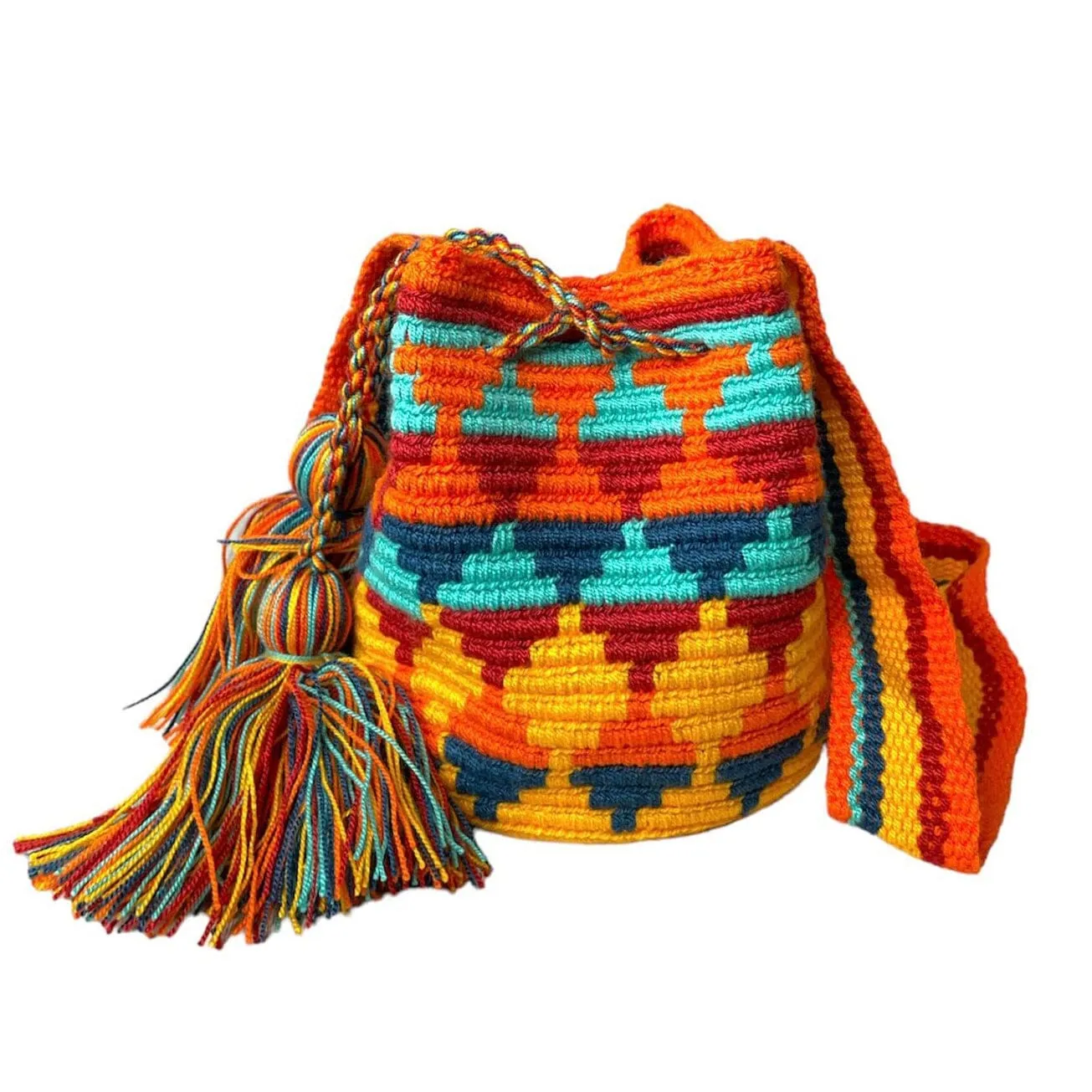 Desert Sunset Mini Crochet Bags