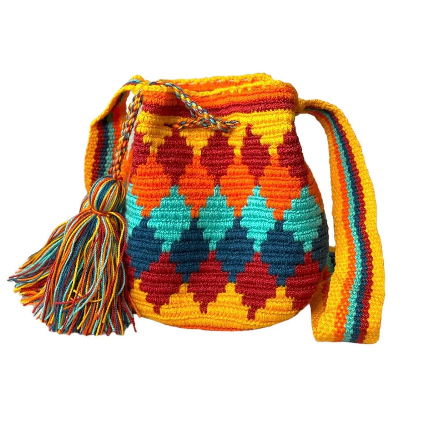 Desert Sunset Mini Crochet Bags