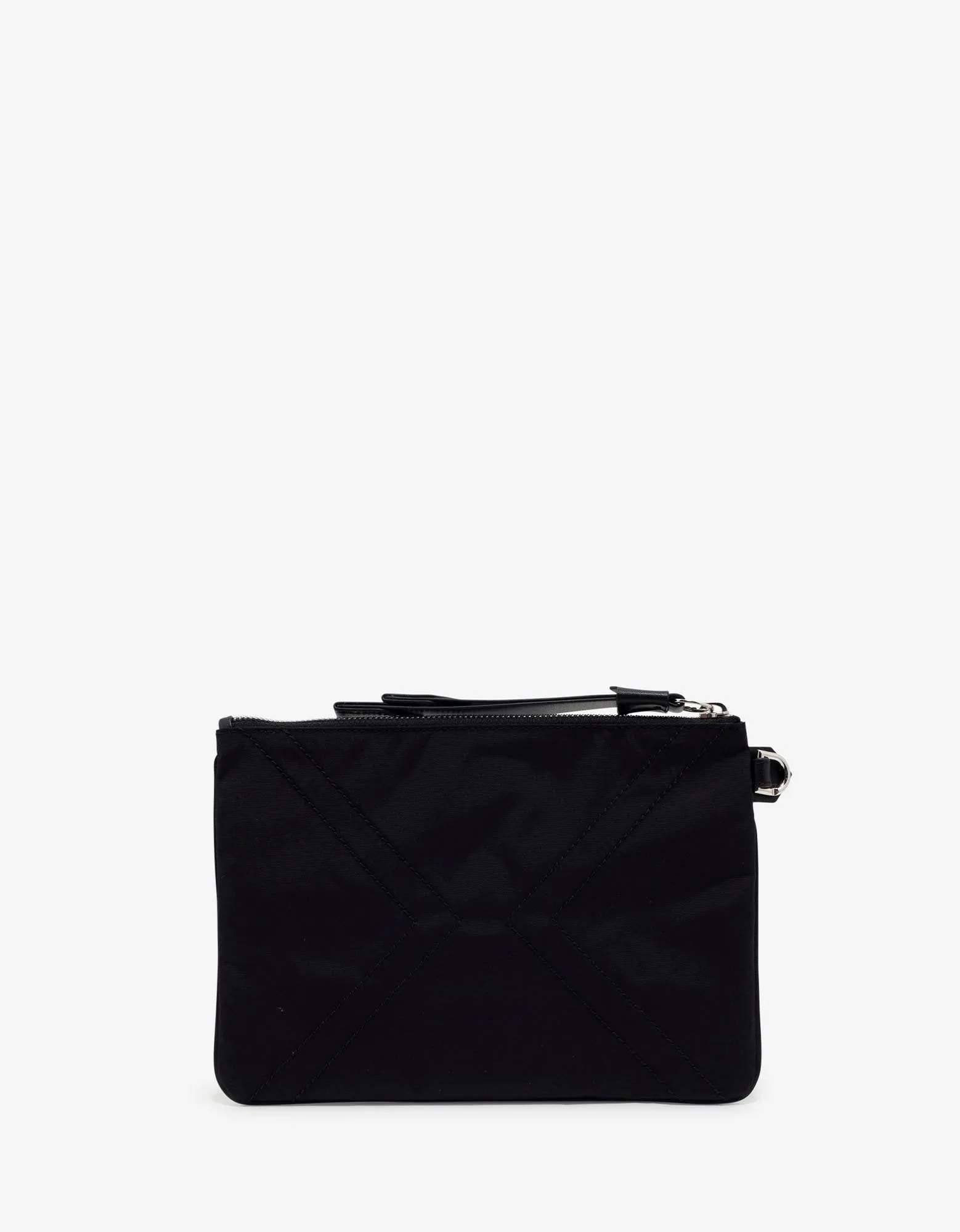 Downtown Black Nylon Pouch -