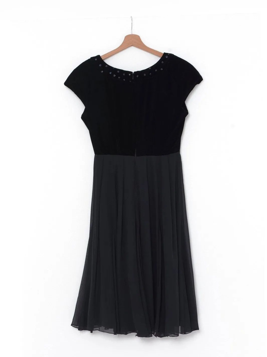 Egon von Furstenberg black dress