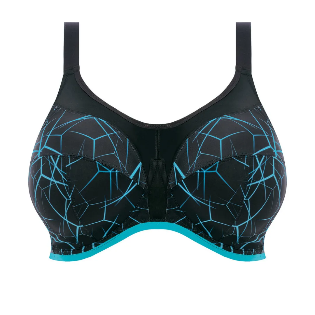 Energise UW Sports Bra with J Hook Blue Lightning