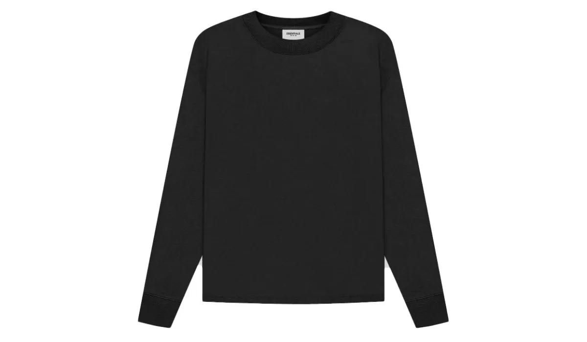 Fear of God Essentials Long Sleeve T-shirt Black/Stretch Limo