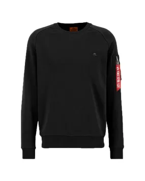 Felpa Uomo Alpha Industries X-Fit Sweat Black