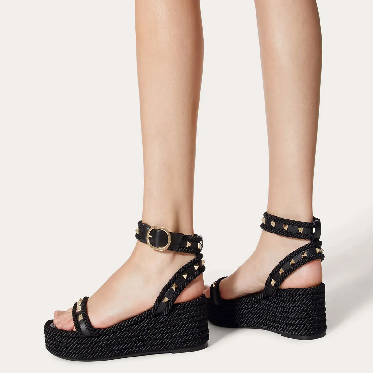 Flatform Rockstud 45mm, Black