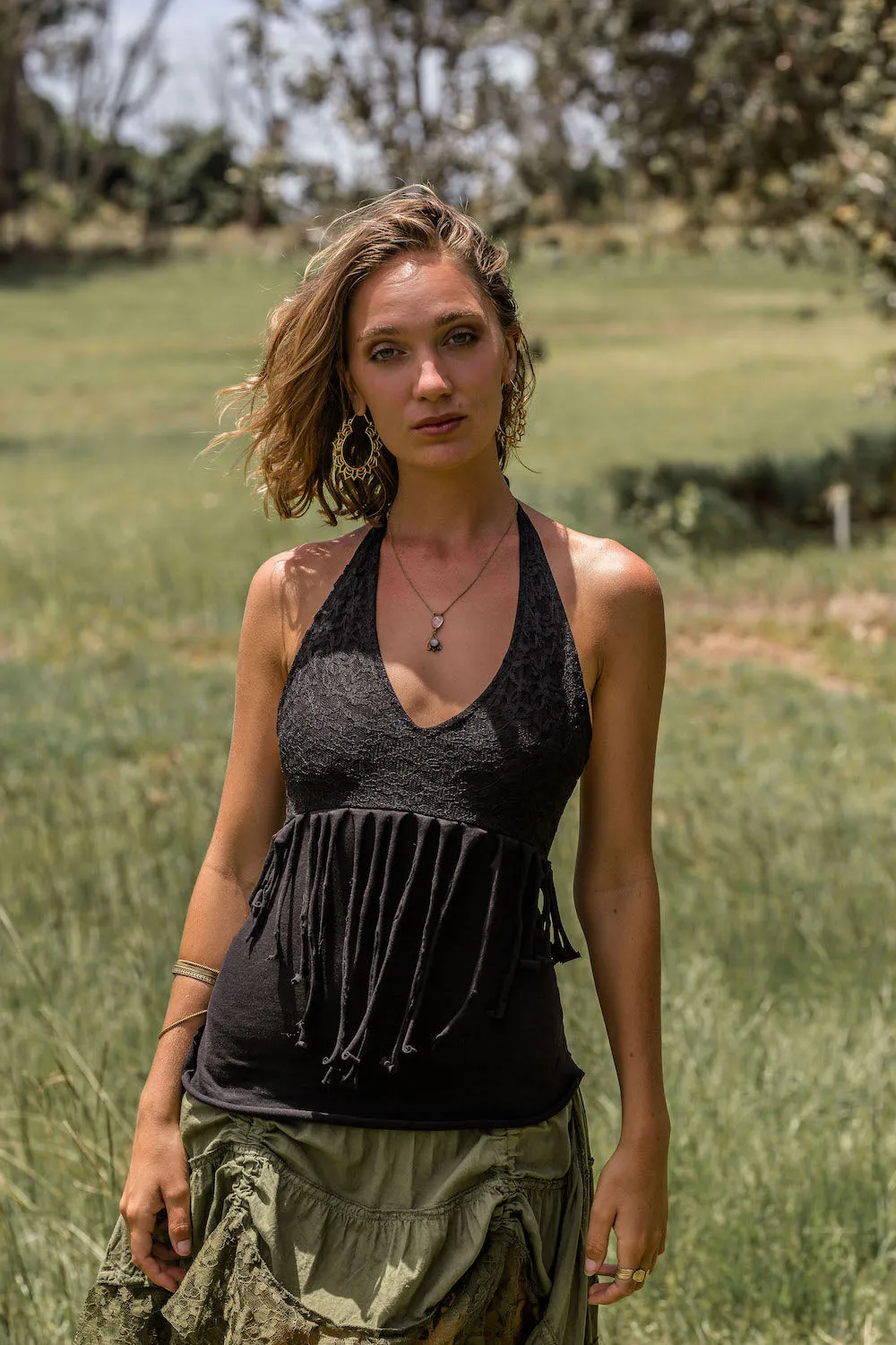 FREE SPIRIT TOP IN BLACK