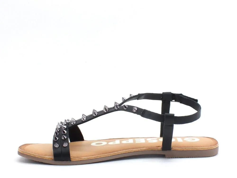 GIOSEPPO Garland Sandalo Borchie Black 58588