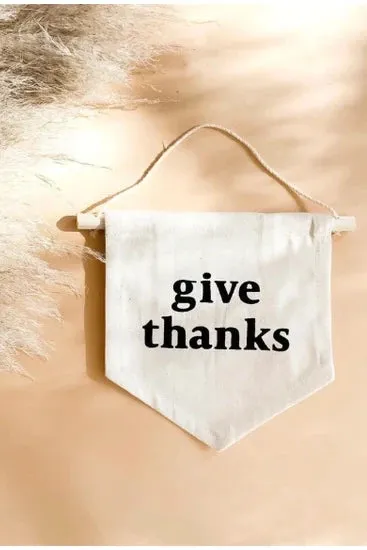 Give Thanks Wall Hanging