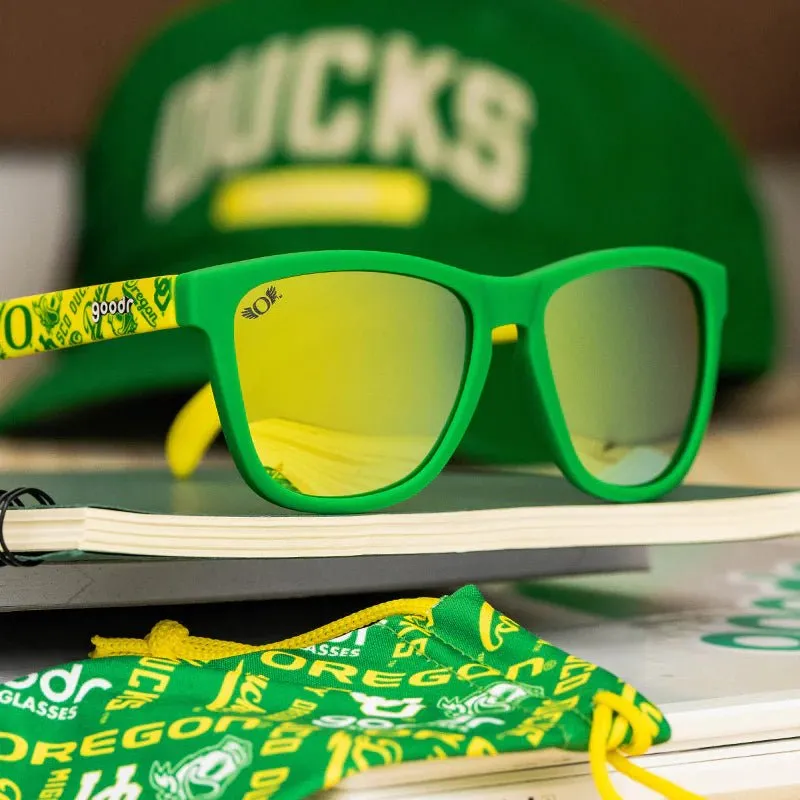 goodr OG Polarized Sunglasses Collegiate Collection - University of Oregon - Quack Attack