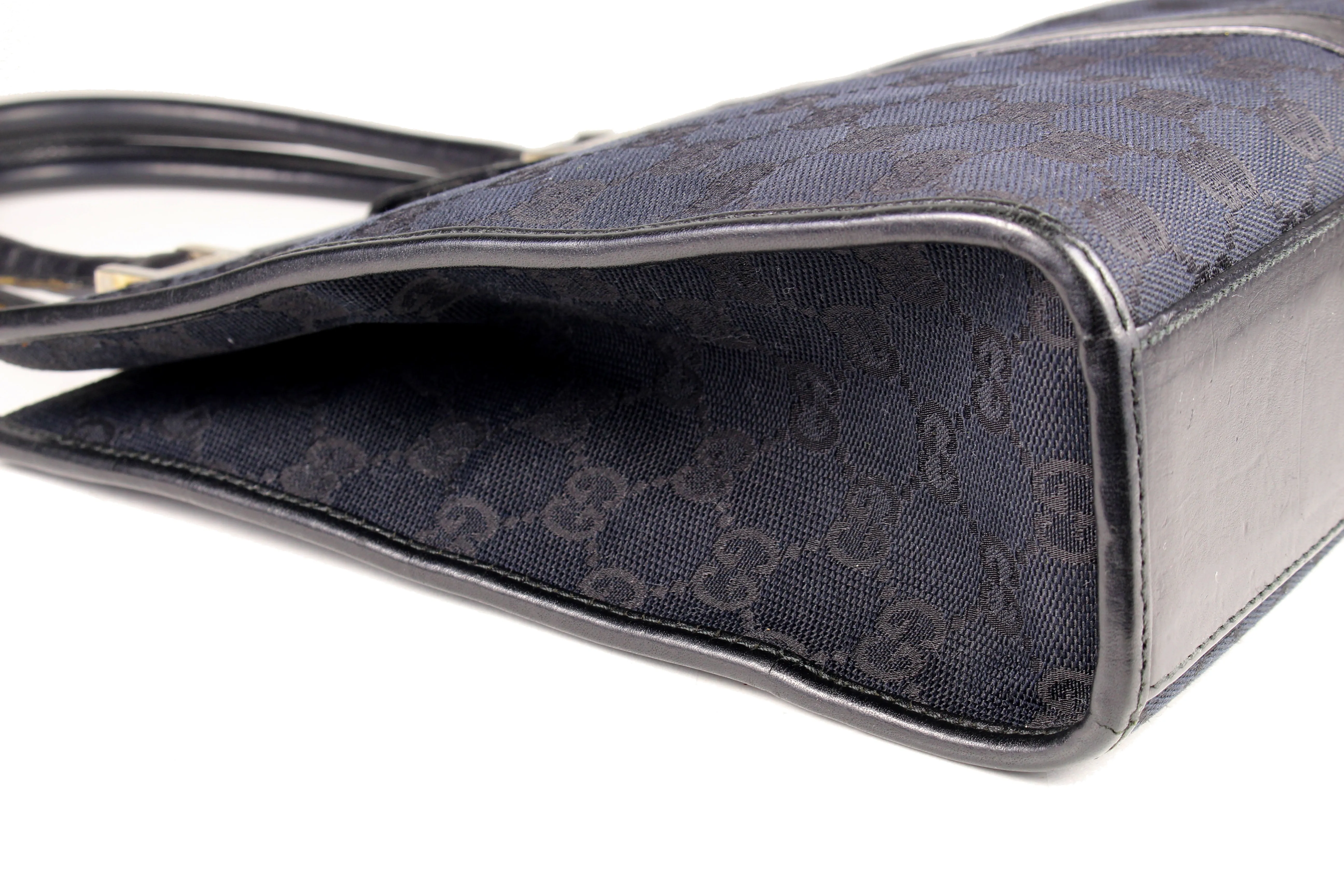 GUCCI black monogram canvas bag