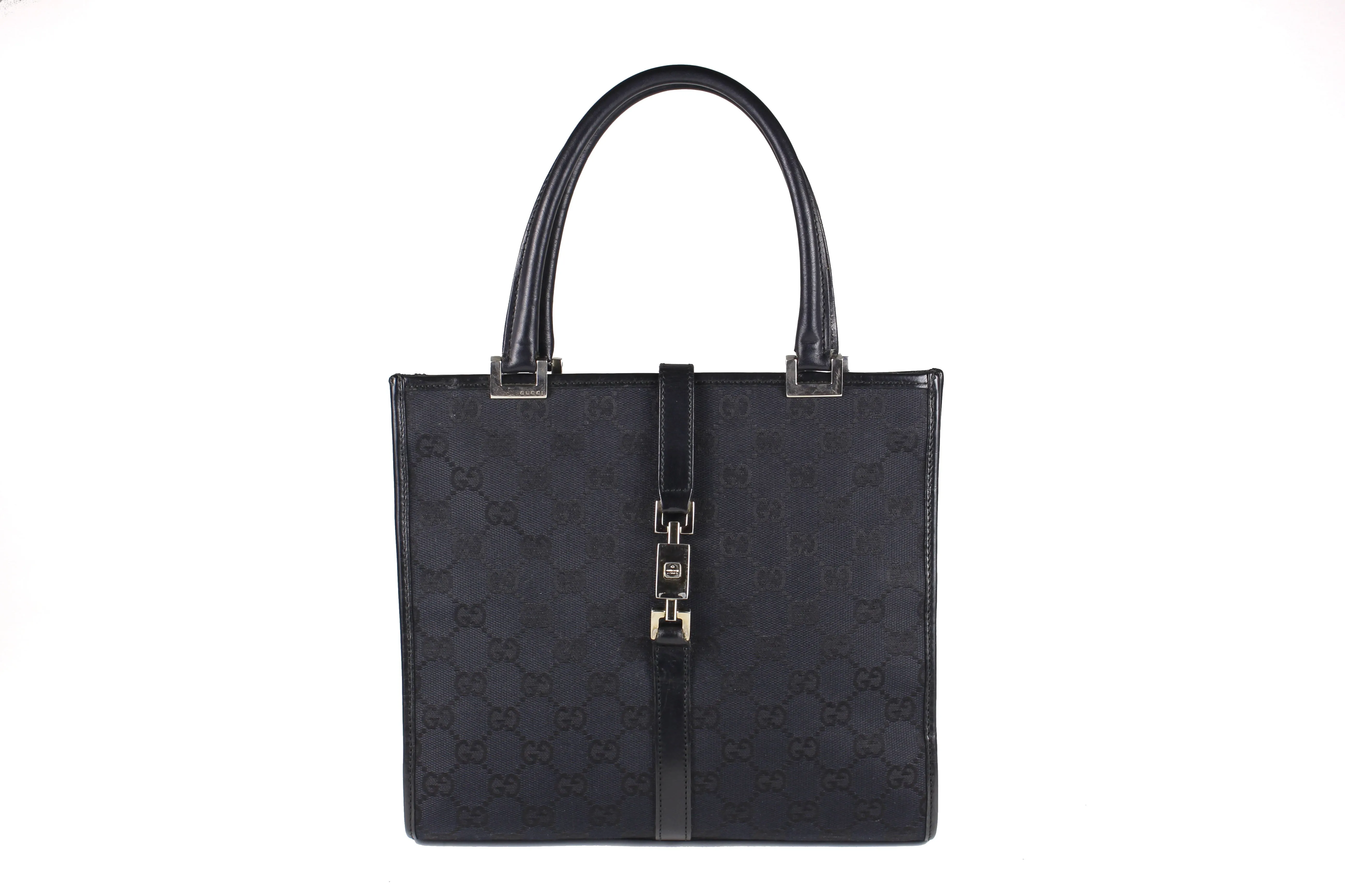 GUCCI black monogram canvas bag