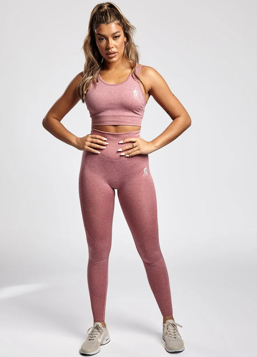 GYM KING FITNESS LEGGING - BERRY