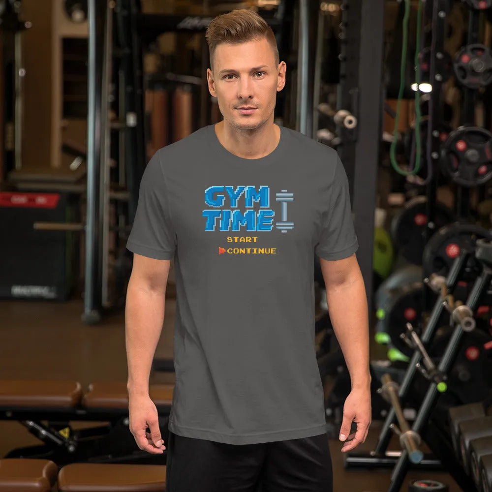 Gym Time - T-Shirt - 8-Bit