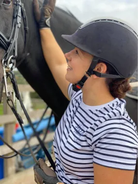 Hardy Equestrian Women's Striped T-shirt