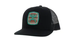 HOOEY ZENITH TRUCKER HAT BLACK W/SEREPE PATCH