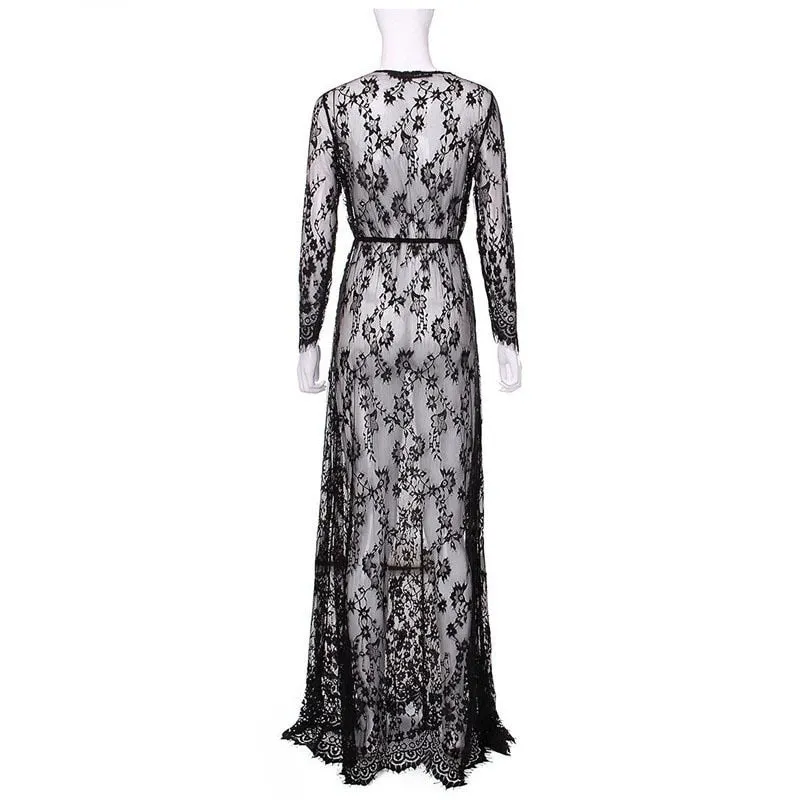 HOT SELL Ladies Sexy Lace Sleepwear Nightdress