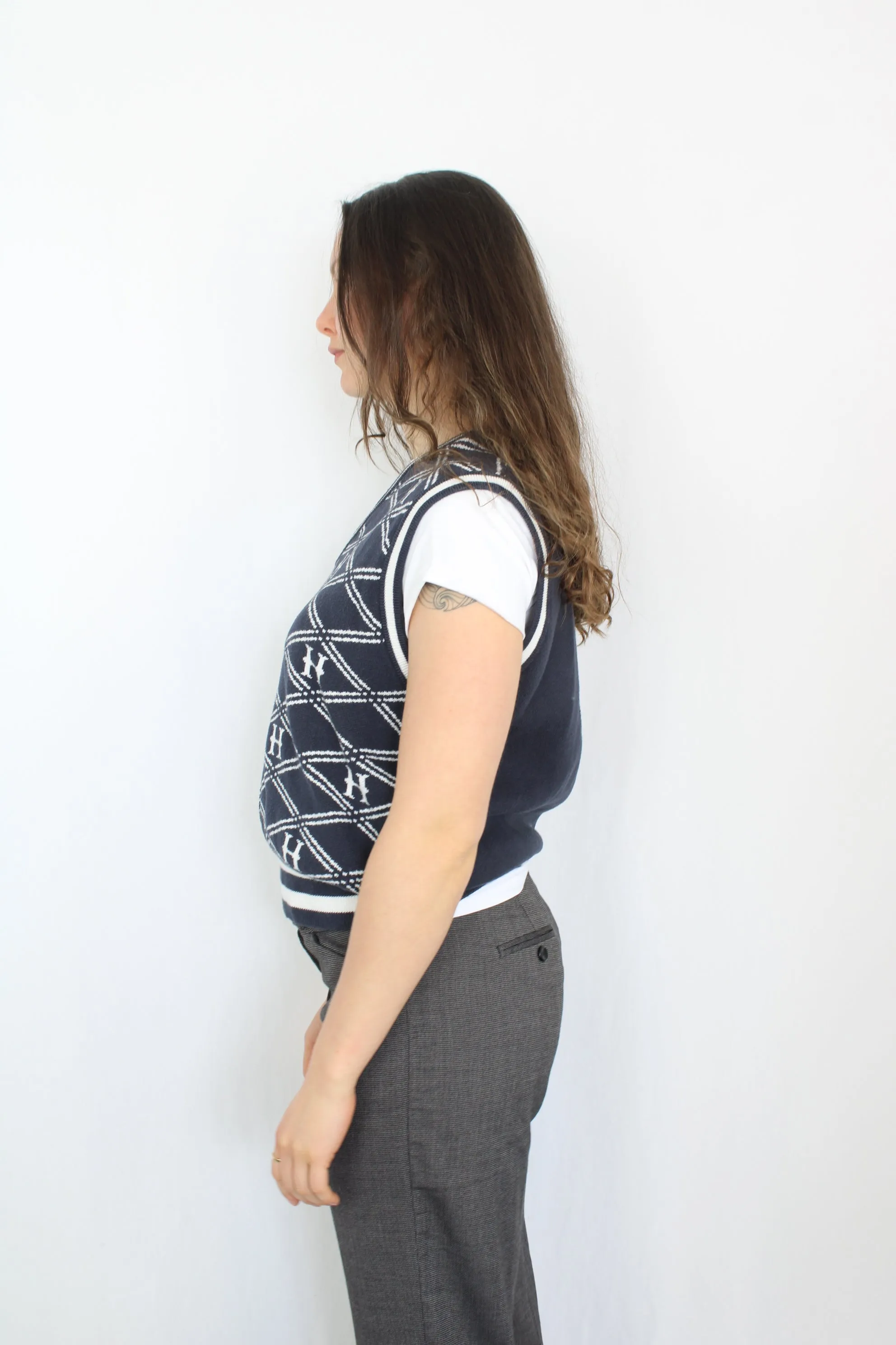 Huffer - Monogram Knit Vest