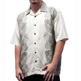 Irvine Park Men's Silk Shirt - Taupe