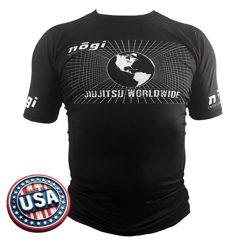 Jiujitsu Worldwide Short Sleeve Rash Guard - Made in USA