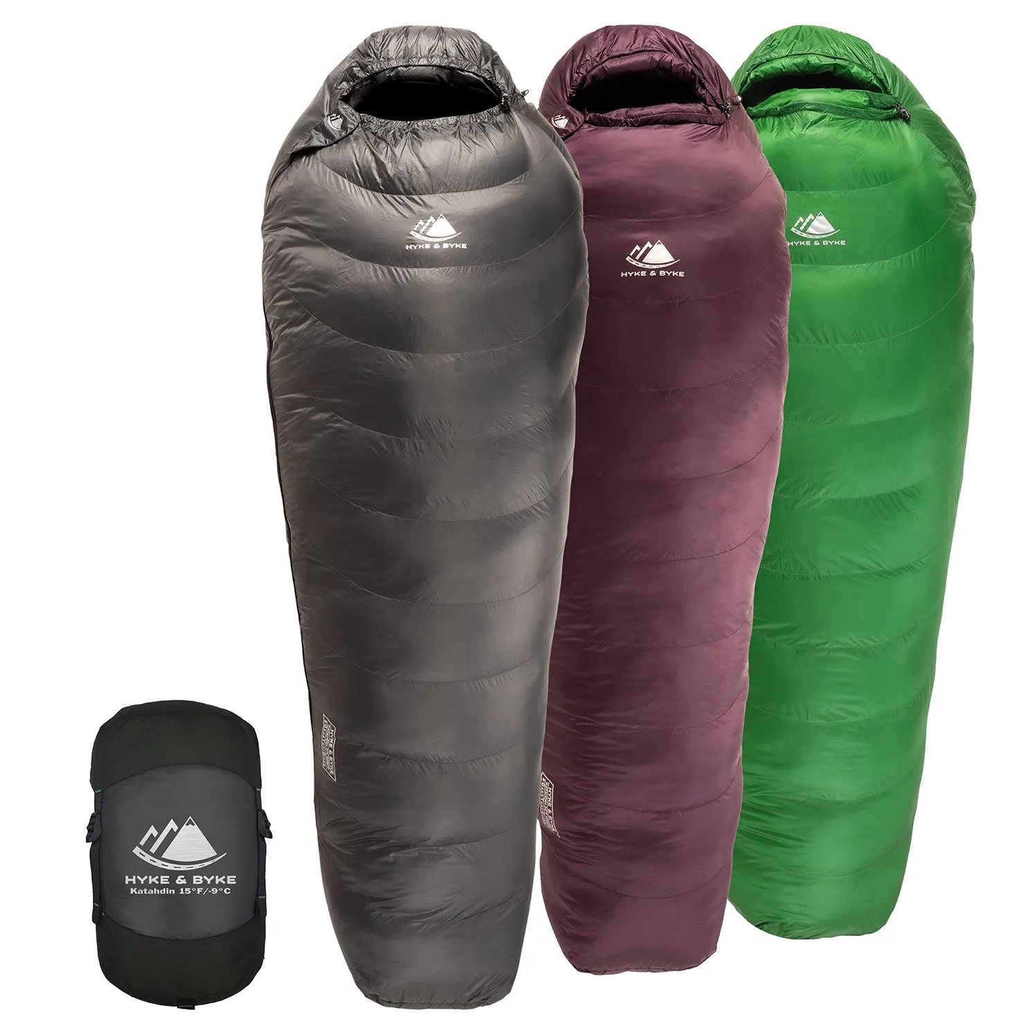 Katahdin 15°F 625 Fill Power Hydrophobic Sleeping Bag with Advanced Synthetic