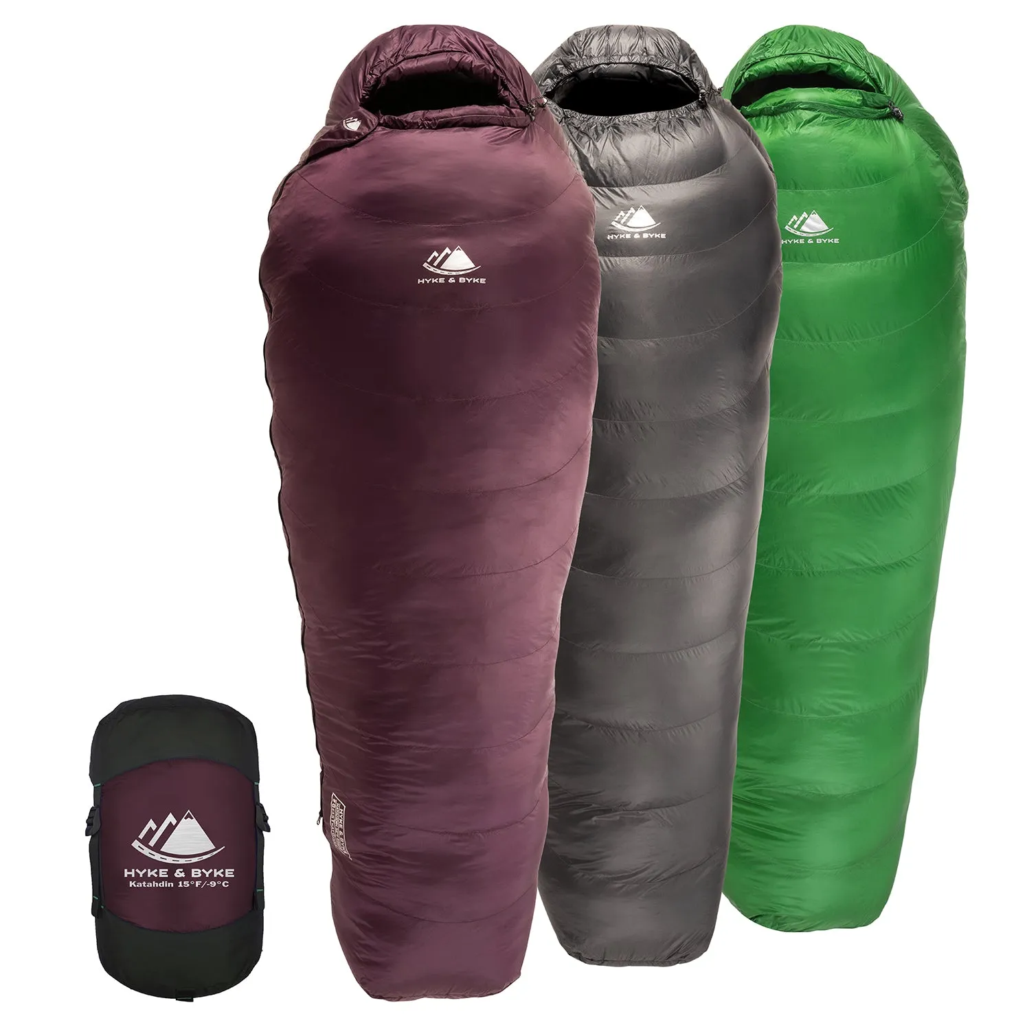 Katahdin 15°F 625 Fill Power Hydrophobic Sleeping Bag with Advanced Synthetic