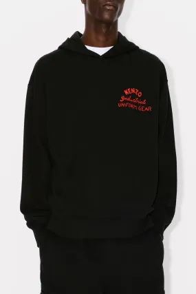 Kenzo Drawn Varsity Hoodie - Black