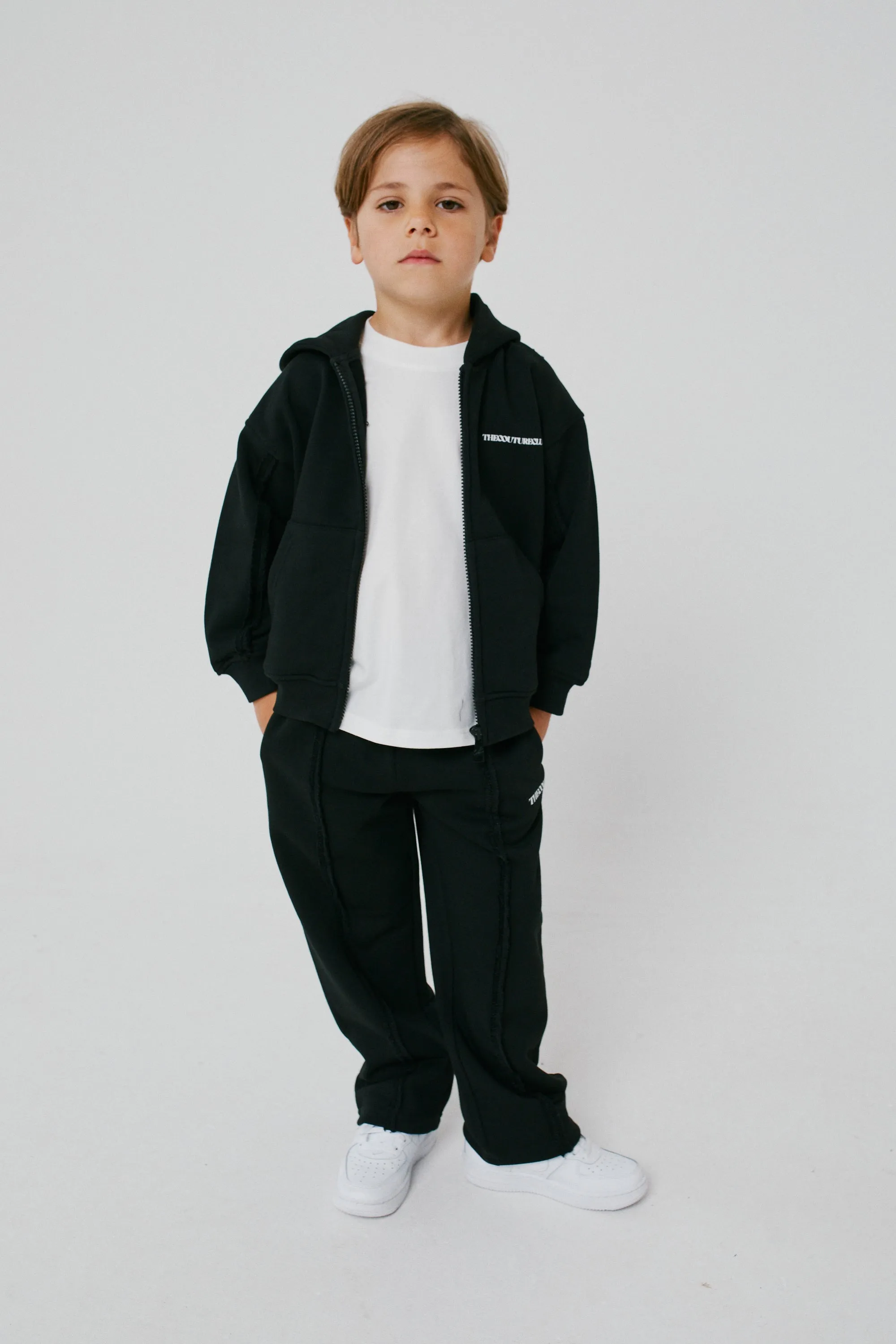 KIDS RAW SEAM MEMBERS ONLY JOGGERS - BLACK