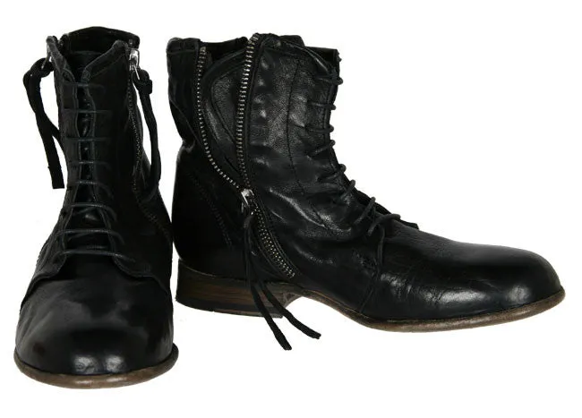 Lace Up Boots, Black