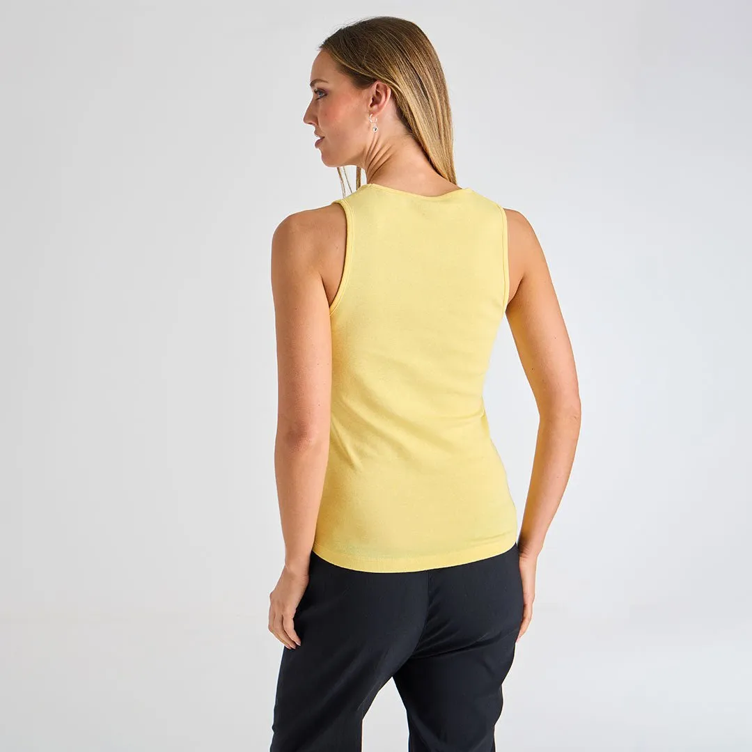 Ladies Lemon Drop Crew Neck Vest